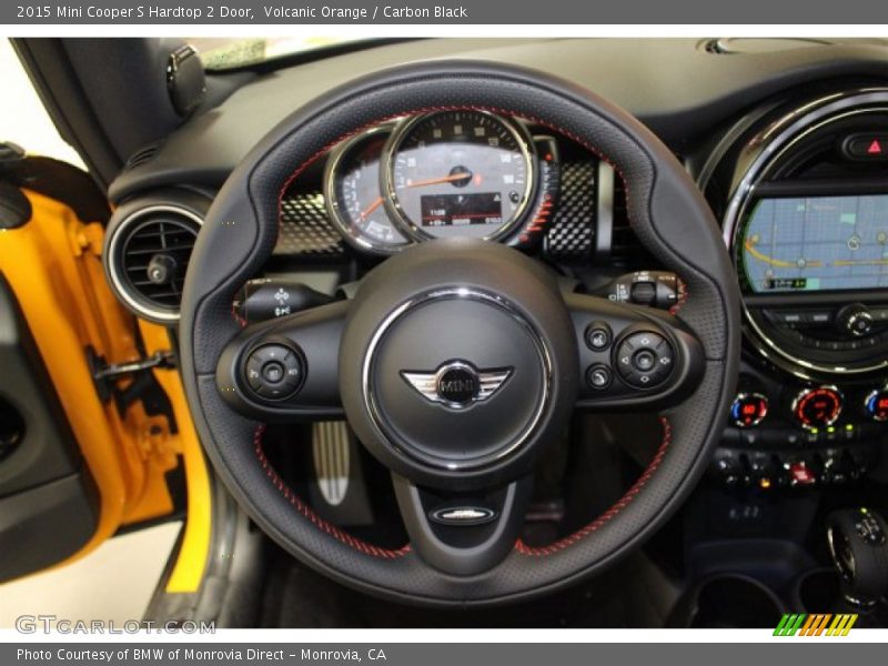 Volcanic Orange / Carbon Black 2015 Mini Cooper S Hardtop 2 Door