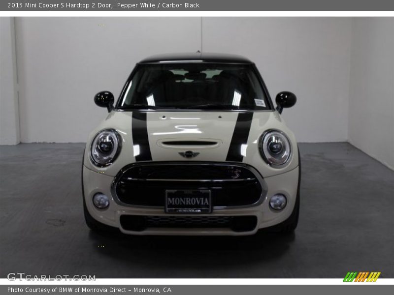 Pepper White / Carbon Black 2015 Mini Cooper S Hardtop 2 Door