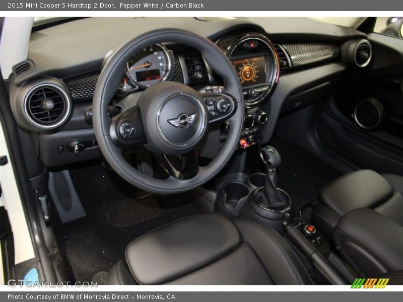 Pepper White / Carbon Black 2015 Mini Cooper S Hardtop 2 Door
