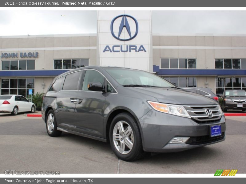 Polished Metal Metallic / Gray 2011 Honda Odyssey Touring