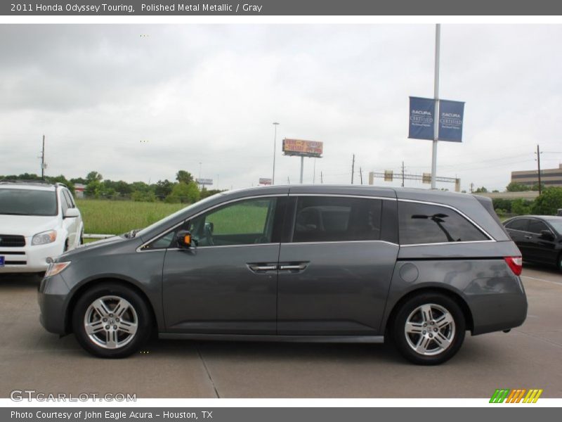 Polished Metal Metallic / Gray 2011 Honda Odyssey Touring