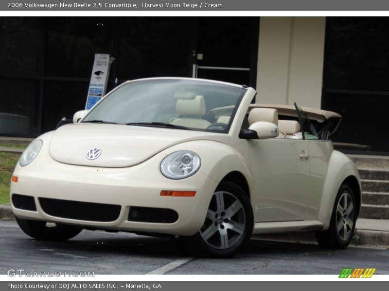 Harvest Moon Beige / Cream 2006 Volkswagen New Beetle 2.5 Convertible