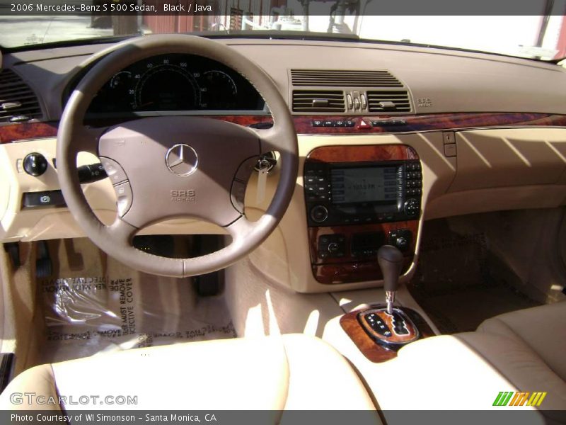 Black / Java 2006 Mercedes-Benz S 500 Sedan