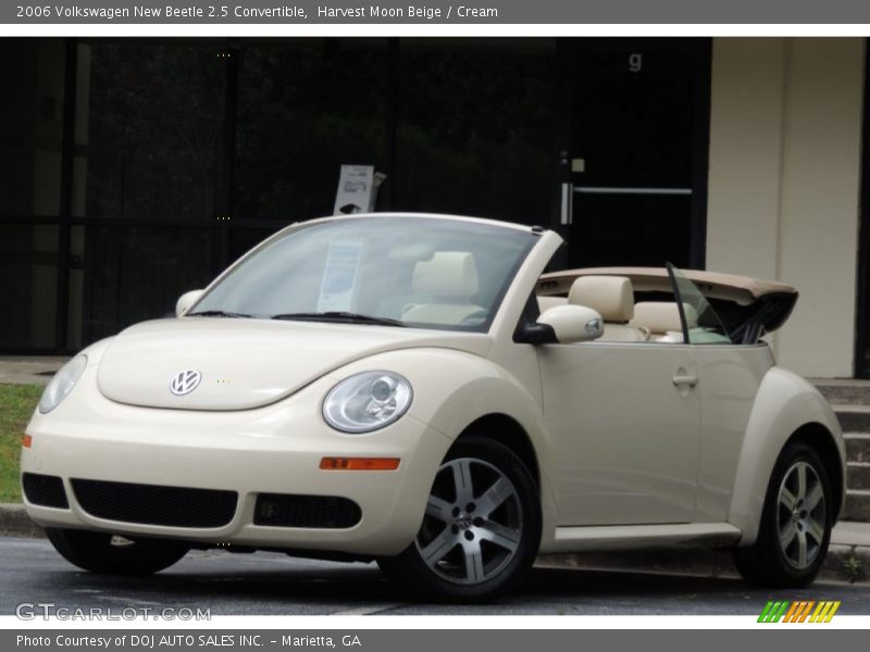 Harvest Moon Beige / Cream 2006 Volkswagen New Beetle 2.5 Convertible