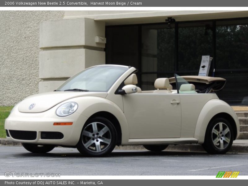 Harvest Moon Beige / Cream 2006 Volkswagen New Beetle 2.5 Convertible