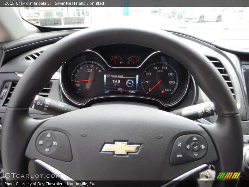 Silver Ice Metallic / Jet Black 2015 Chevrolet Impala LT