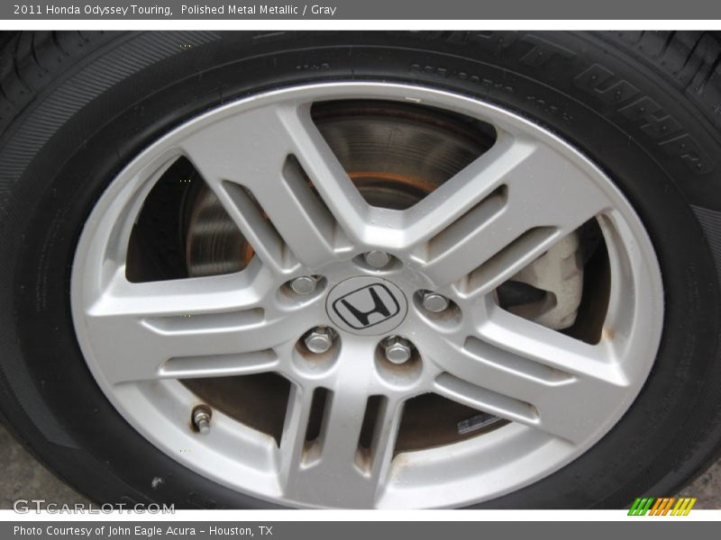 Polished Metal Metallic / Gray 2011 Honda Odyssey Touring