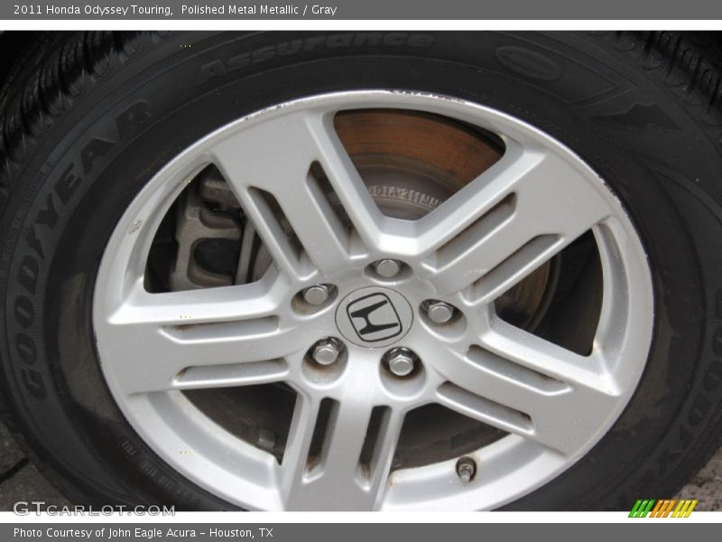 Polished Metal Metallic / Gray 2011 Honda Odyssey Touring