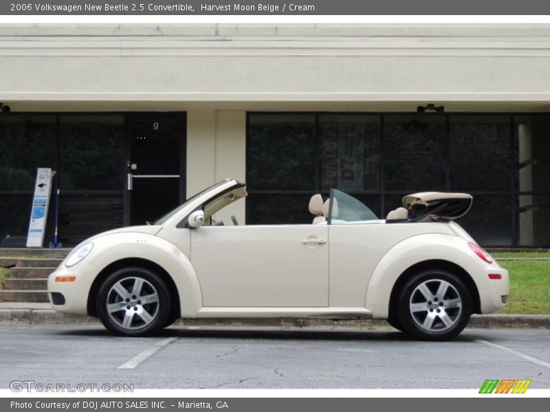 Harvest Moon Beige / Cream 2006 Volkswagen New Beetle 2.5 Convertible