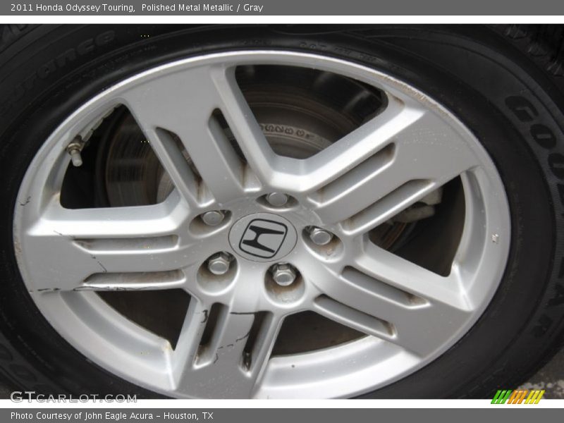 Polished Metal Metallic / Gray 2011 Honda Odyssey Touring