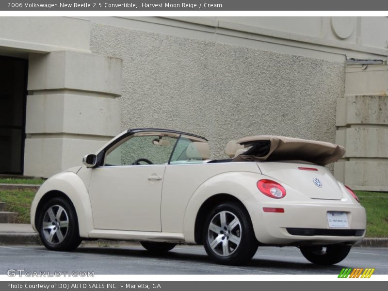 Harvest Moon Beige / Cream 2006 Volkswagen New Beetle 2.5 Convertible