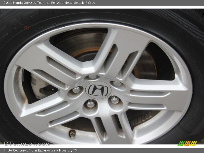 Polished Metal Metallic / Gray 2011 Honda Odyssey Touring