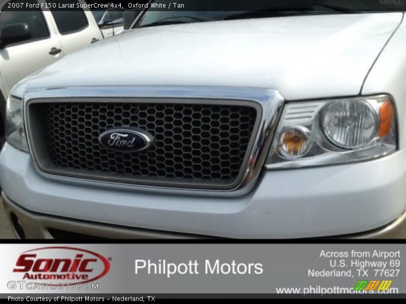 Oxford White / Tan 2007 Ford F150 Lariat SuperCrew 4x4