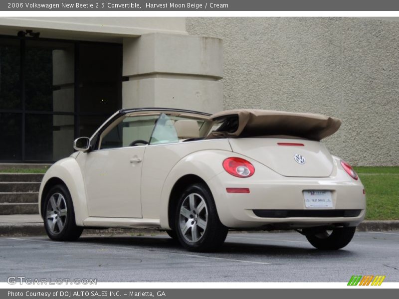 Harvest Moon Beige / Cream 2006 Volkswagen New Beetle 2.5 Convertible
