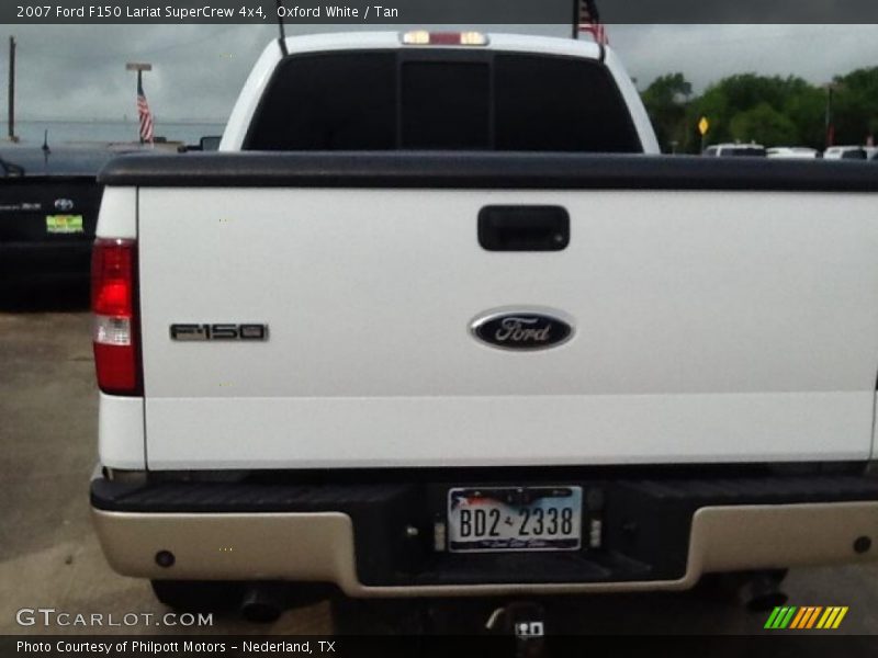 Oxford White / Tan 2007 Ford F150 Lariat SuperCrew 4x4