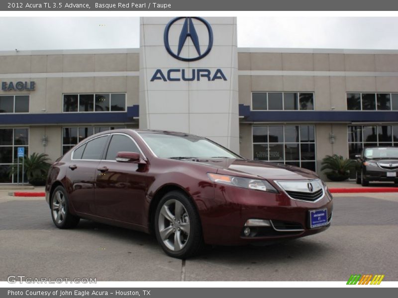 Basque Red Pearl / Taupe 2012 Acura TL 3.5 Advance