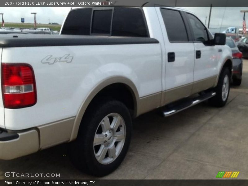 Oxford White / Tan 2007 Ford F150 Lariat SuperCrew 4x4