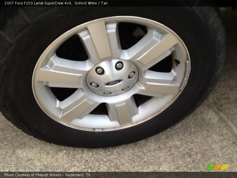 Oxford White / Tan 2007 Ford F150 Lariat SuperCrew 4x4