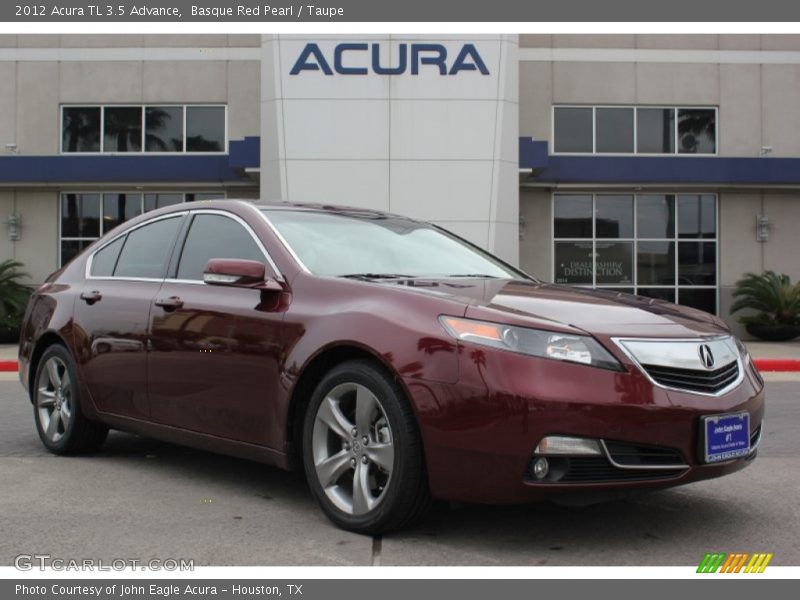Basque Red Pearl / Taupe 2012 Acura TL 3.5 Advance