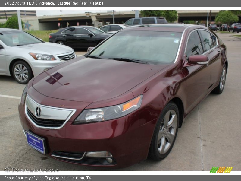 Basque Red Pearl / Taupe 2012 Acura TL 3.5 Advance