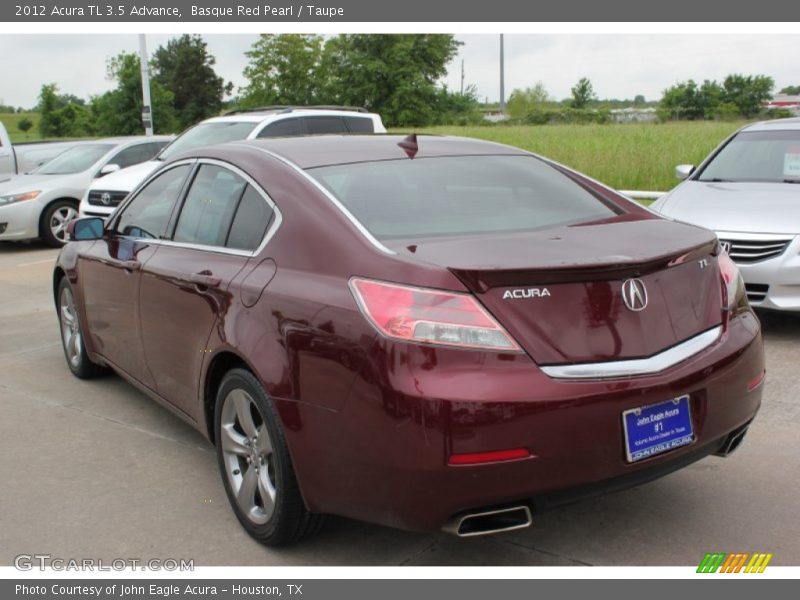Basque Red Pearl / Taupe 2012 Acura TL 3.5 Advance