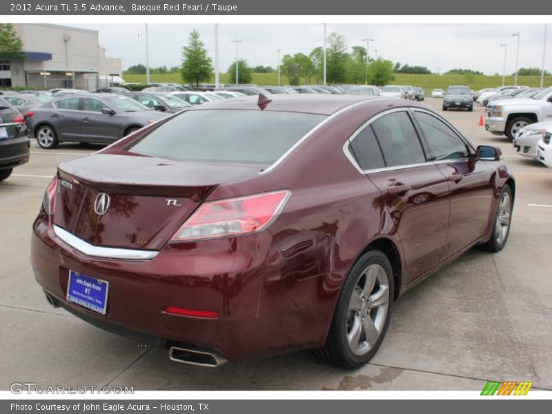 Basque Red Pearl / Taupe 2012 Acura TL 3.5 Advance