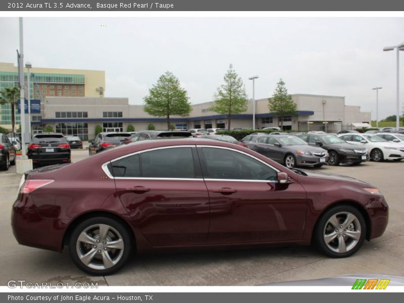 Basque Red Pearl / Taupe 2012 Acura TL 3.5 Advance