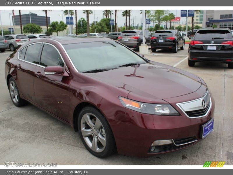 Basque Red Pearl / Taupe 2012 Acura TL 3.5 Advance