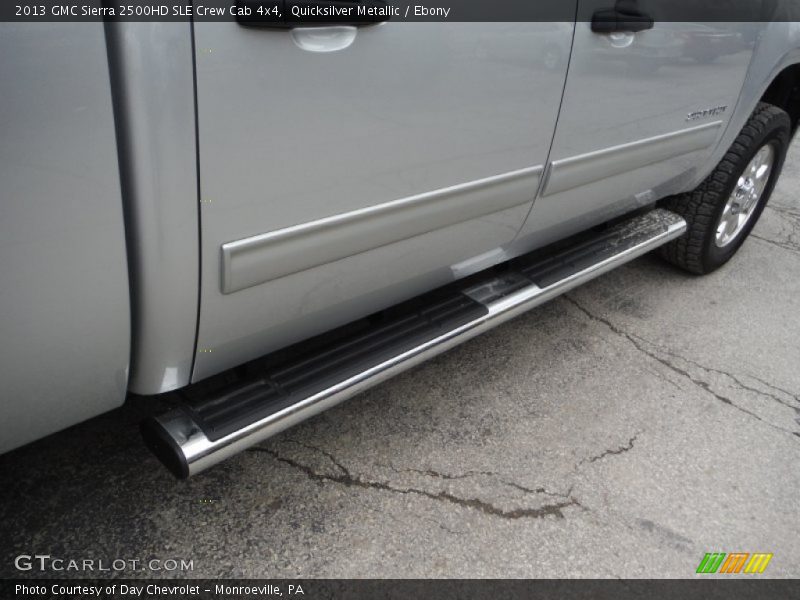 Quicksilver Metallic / Ebony 2013 GMC Sierra 2500HD SLE Crew Cab 4x4