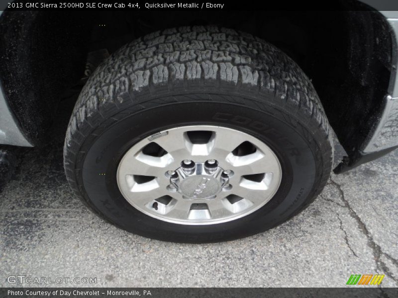 Quicksilver Metallic / Ebony 2013 GMC Sierra 2500HD SLE Crew Cab 4x4