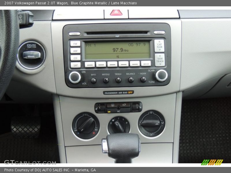 Controls of 2007 Passat 2.0T Wagon