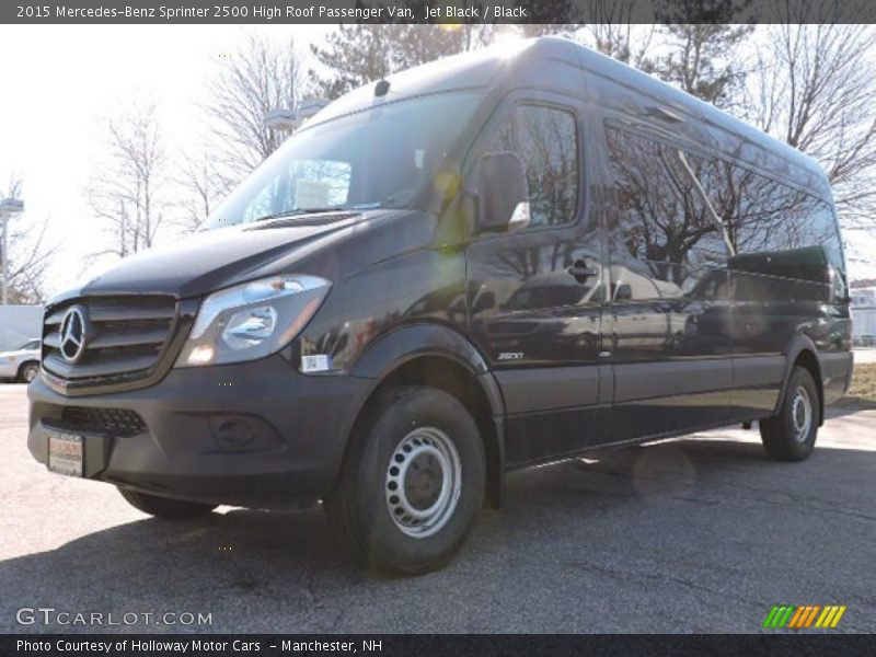 Jet Black / Black 2015 Mercedes-Benz Sprinter 2500 High Roof Passenger Van