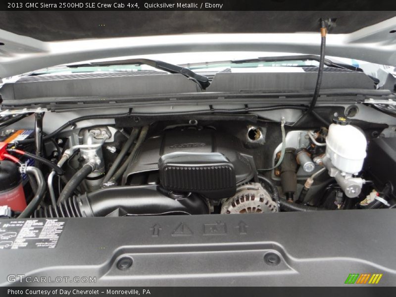 Quicksilver Metallic / Ebony 2013 GMC Sierra 2500HD SLE Crew Cab 4x4