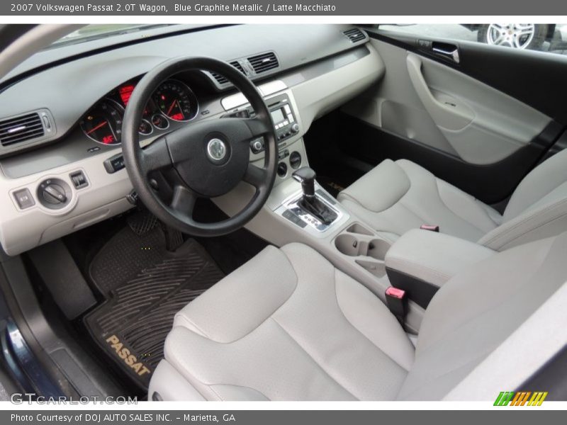 Blue Graphite Metallic / Latte Macchiato 2007 Volkswagen Passat 2.0T Wagon