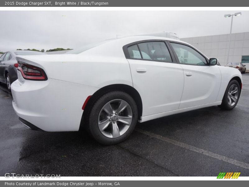 Bright White / Black/Tungsten 2015 Dodge Charger SXT