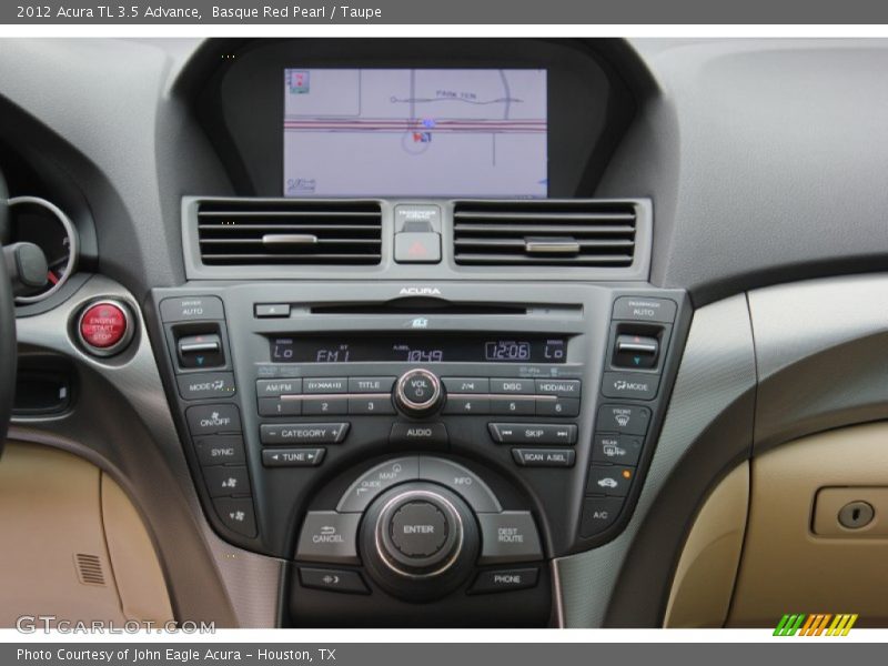 Basque Red Pearl / Taupe 2012 Acura TL 3.5 Advance