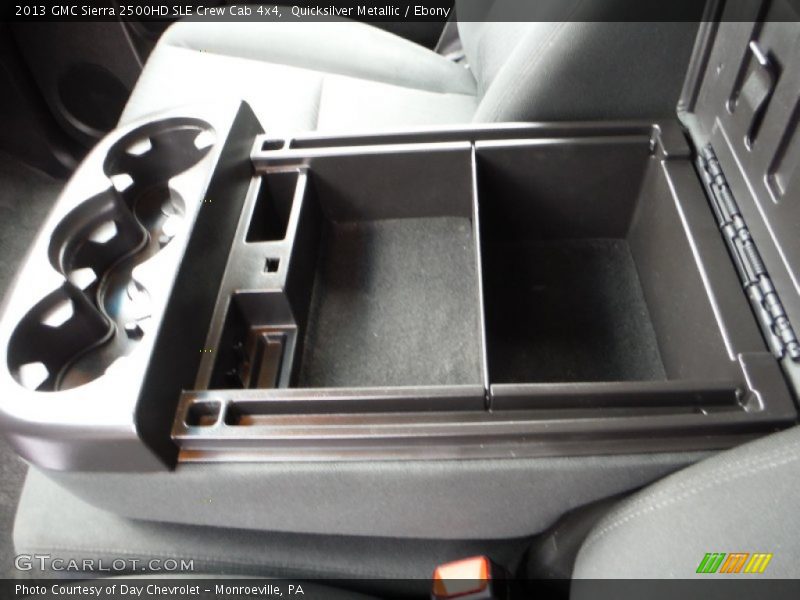 Quicksilver Metallic / Ebony 2013 GMC Sierra 2500HD SLE Crew Cab 4x4