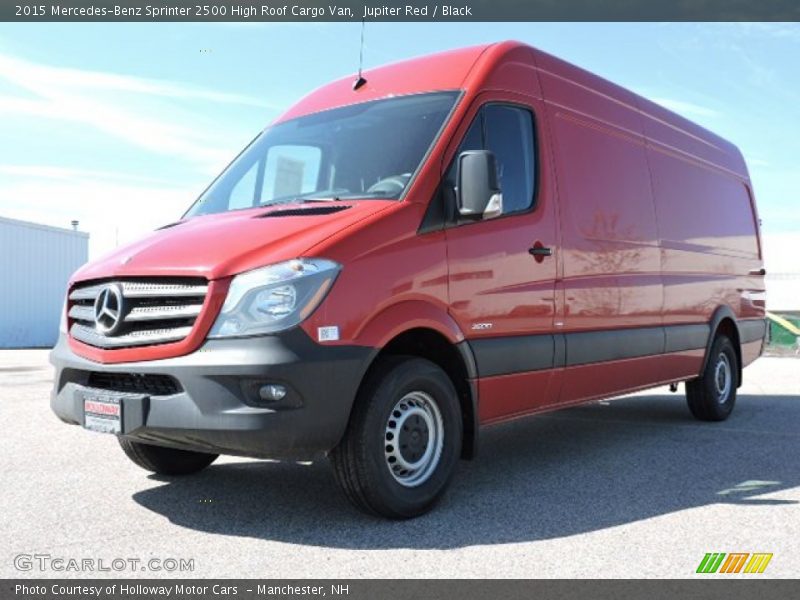 Jupiter Red / Black 2015 Mercedes-Benz Sprinter 2500 High Roof Cargo Van