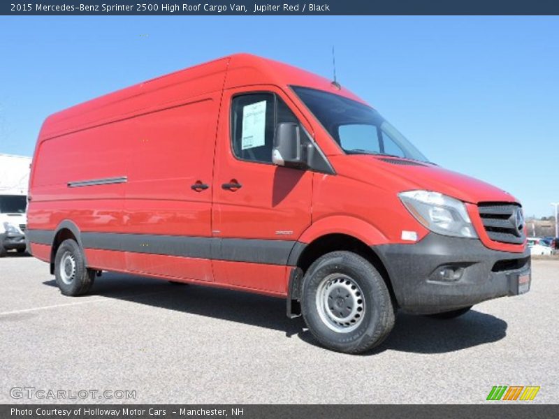 Jupiter Red / Black 2015 Mercedes-Benz Sprinter 2500 High Roof Cargo Van