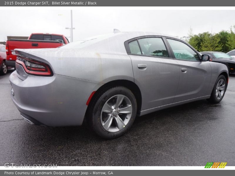 Billet Silver Metallic / Black 2015 Dodge Charger SXT