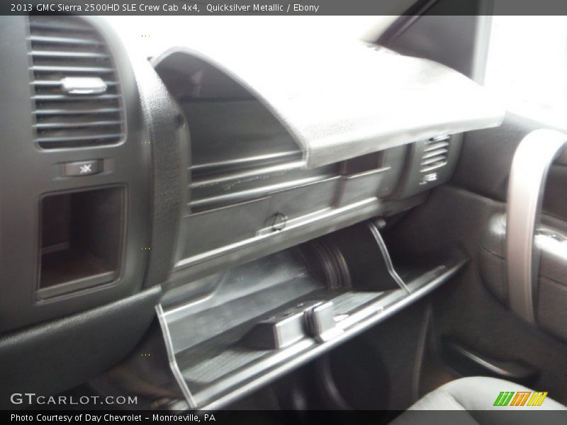 Quicksilver Metallic / Ebony 2013 GMC Sierra 2500HD SLE Crew Cab 4x4