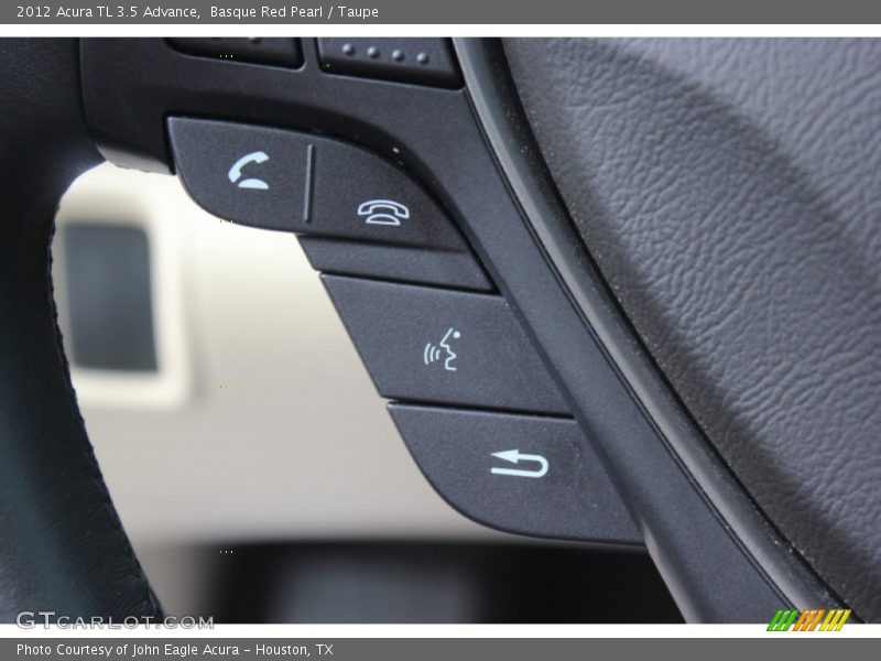 Basque Red Pearl / Taupe 2012 Acura TL 3.5 Advance