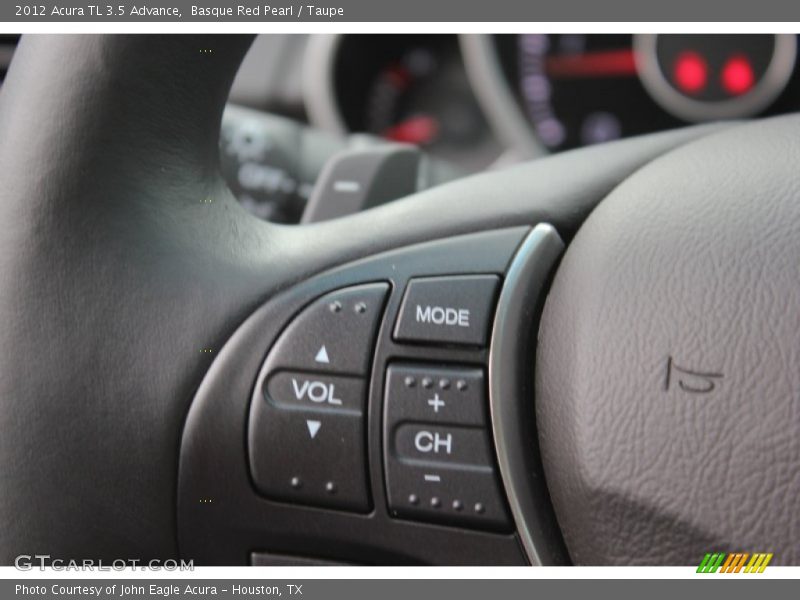 Basque Red Pearl / Taupe 2012 Acura TL 3.5 Advance