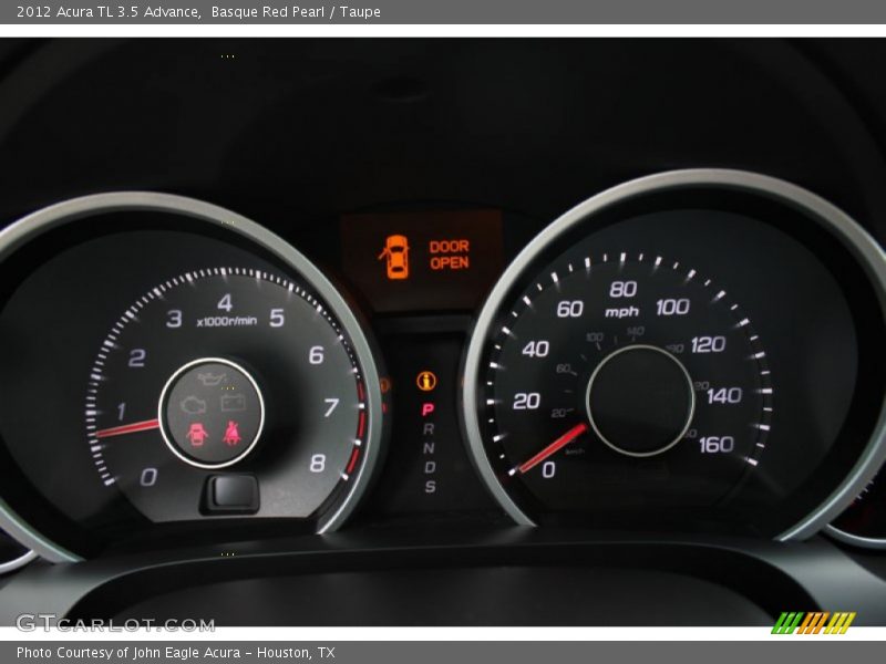 Basque Red Pearl / Taupe 2012 Acura TL 3.5 Advance