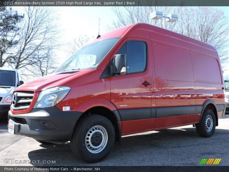 Jupiter Red / Black 2015 Mercedes-Benz Sprinter 2500 High Roof Cargo Van