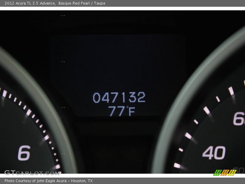 Basque Red Pearl / Taupe 2012 Acura TL 3.5 Advance