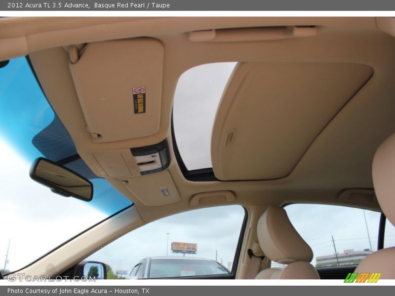 Basque Red Pearl / Taupe 2012 Acura TL 3.5 Advance