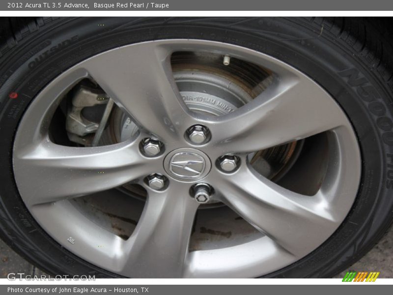 Basque Red Pearl / Taupe 2012 Acura TL 3.5 Advance