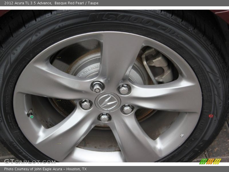 Basque Red Pearl / Taupe 2012 Acura TL 3.5 Advance