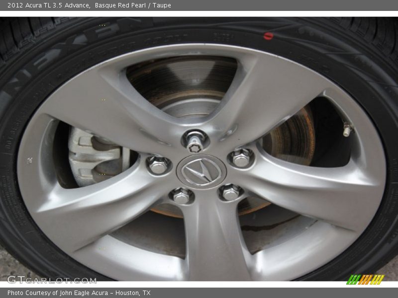 Basque Red Pearl / Taupe 2012 Acura TL 3.5 Advance